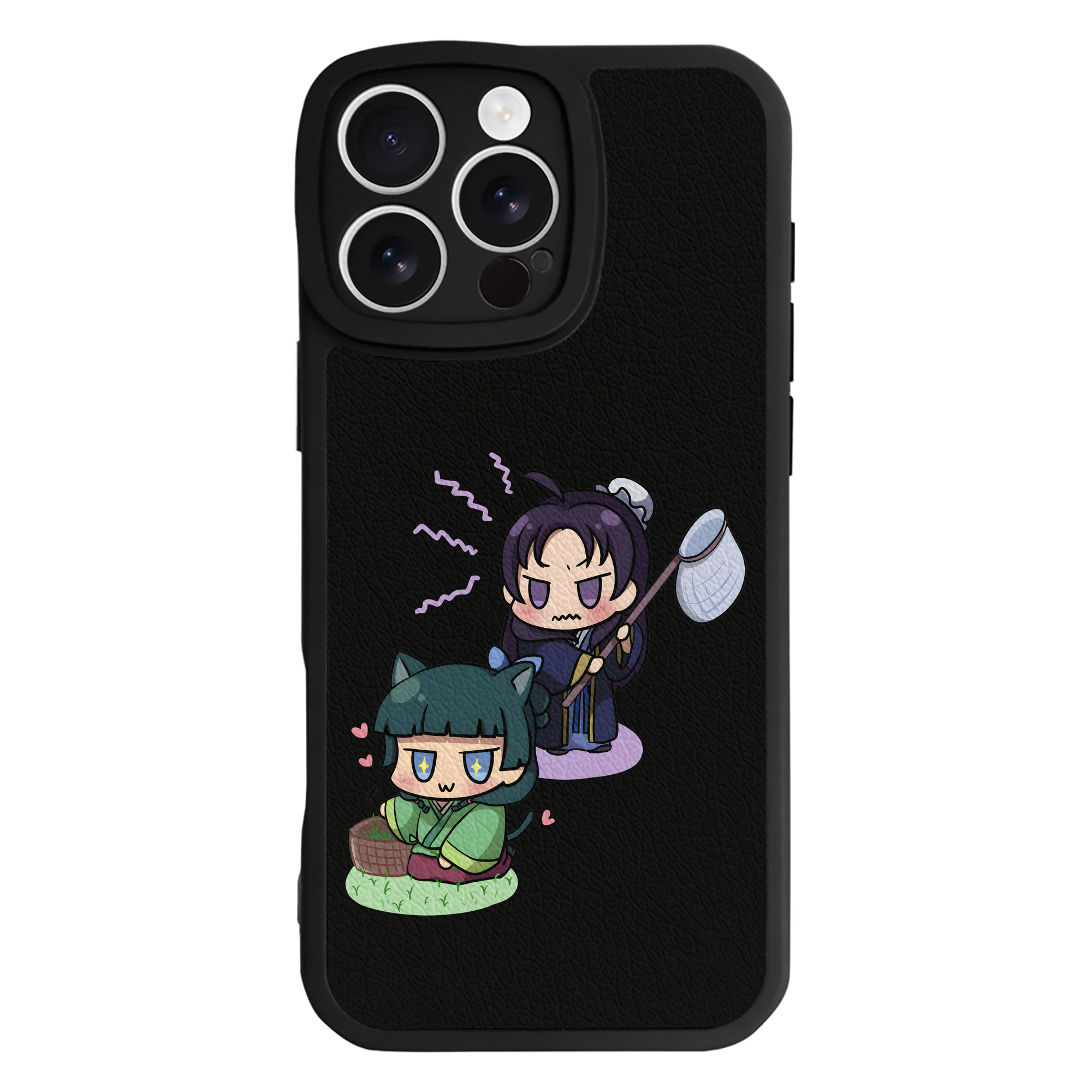 （画像用） 薬屋のひとりごと The Apothecary Diaries 【iPhone 16シリーズ対応】シリコンスマホケース（レザー調） 材質：シリコン